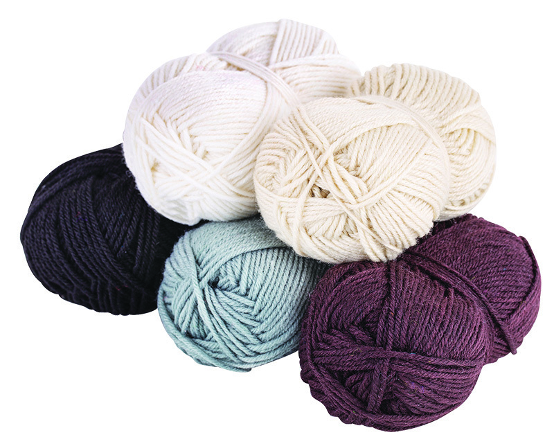 Acrylic Wool - Neutral Colours 5pk