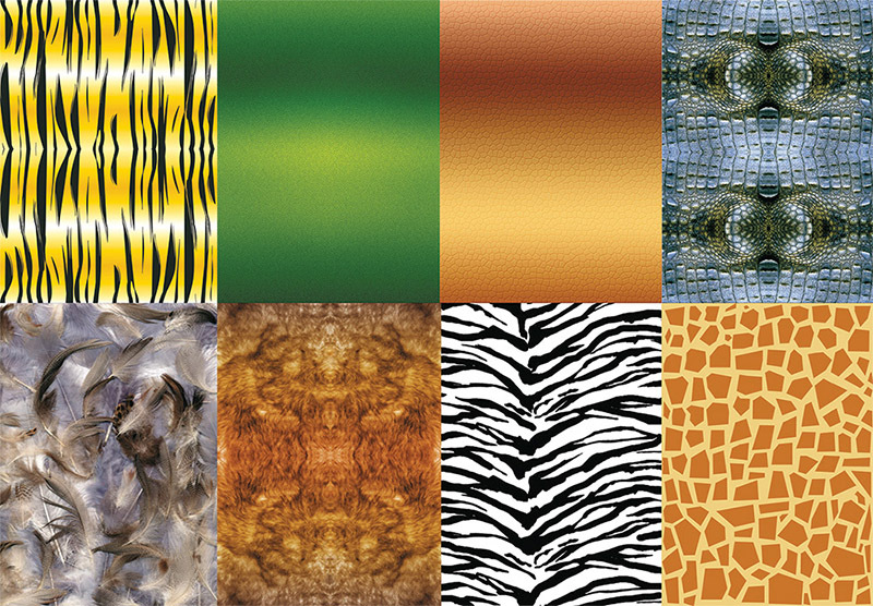 Printed Pattern Paper A4 40pk - Animal Skins