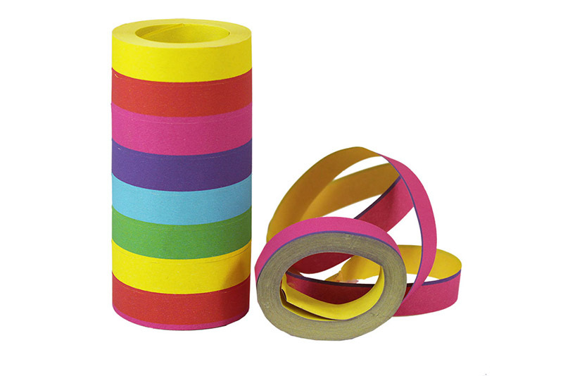 Paper Streamers Assorted 6 Rolls of 9 - 54pk