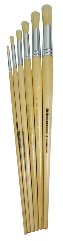 Long Handle Round Brush - Class Set of 72