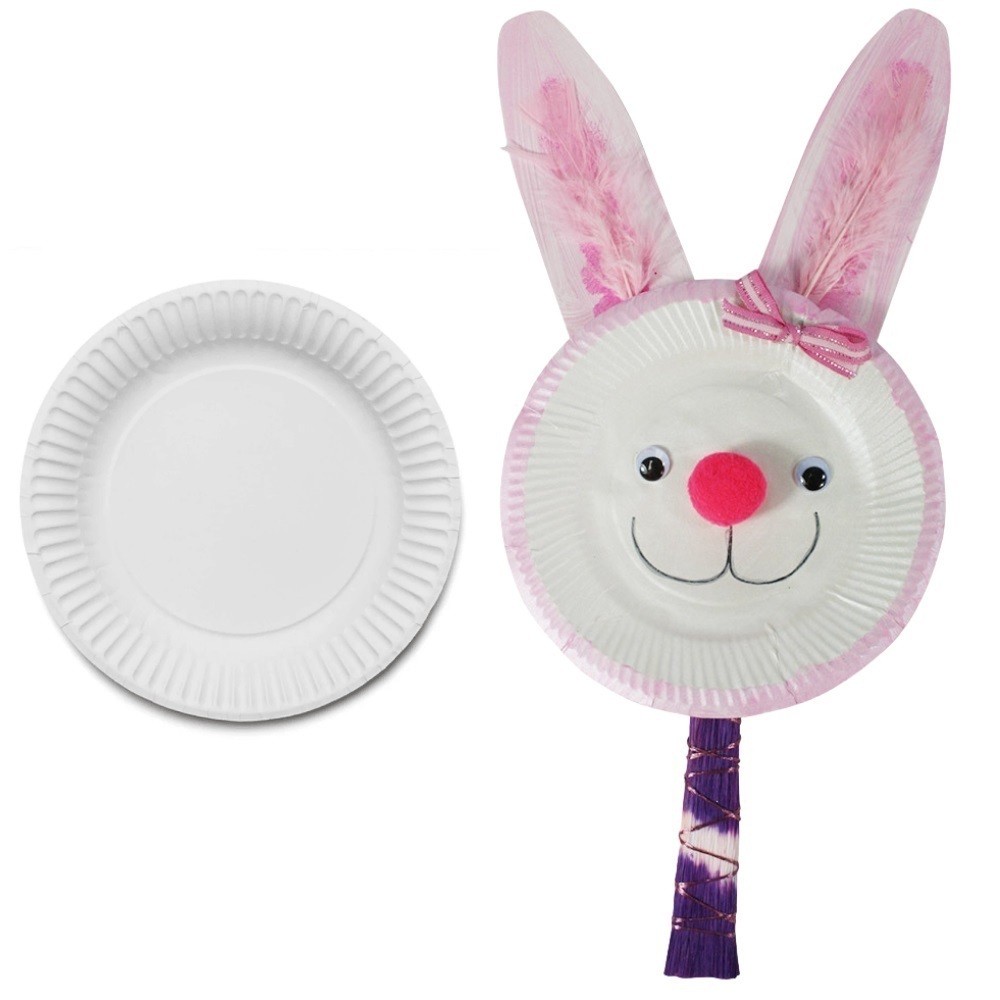 Paper Plates White 50pk - Large