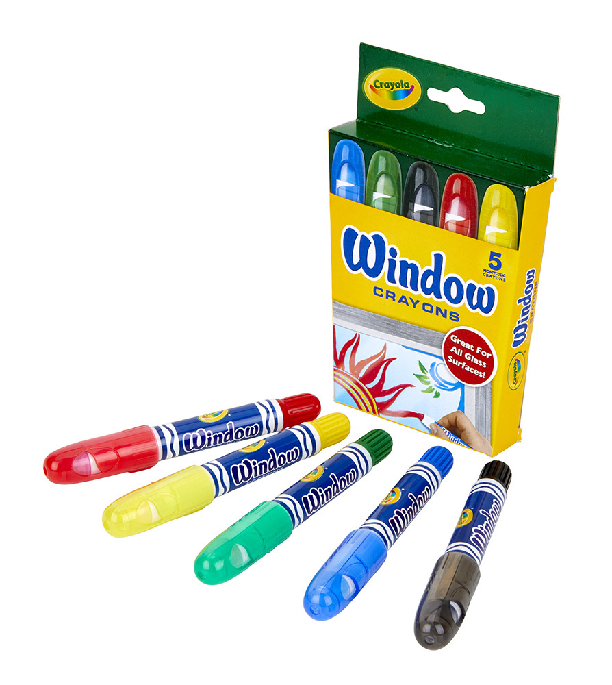 Crayola Washable Window Crayons - 5pk