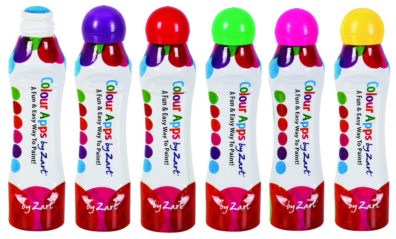 Colour Apps Dot Markers - Assorted Colours 6pk