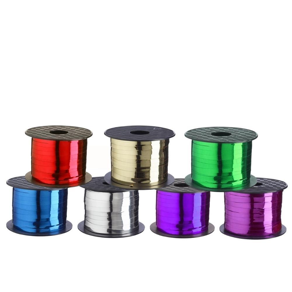 Metallic Curling Ribbon 5mm x 229m - Set of 7