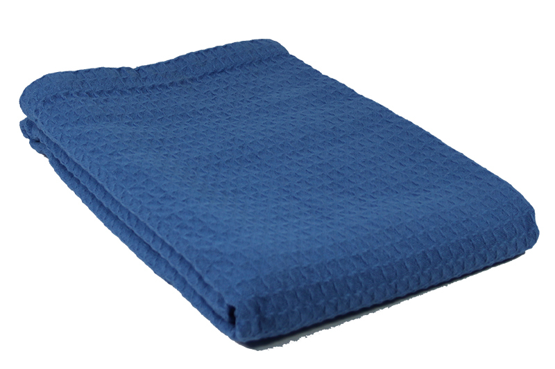 *Cotton Thermal Blanket - Blue