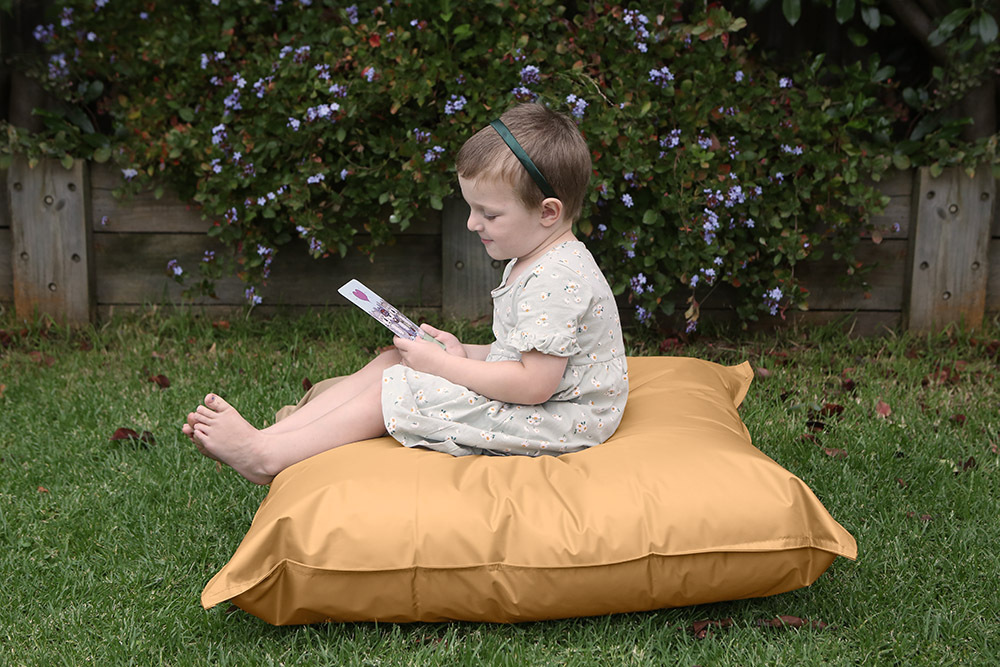 Natural Tones Outdoor Jumbo Cushion - 90 x 90cm Camel