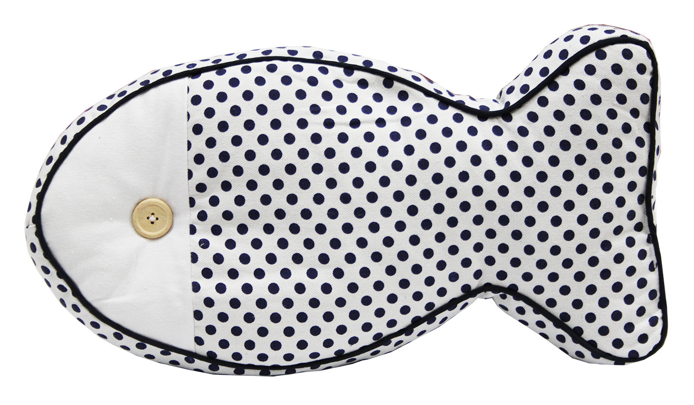 *SPECIAL: Indoor Linen & Cotton Cushion - Fish Spot