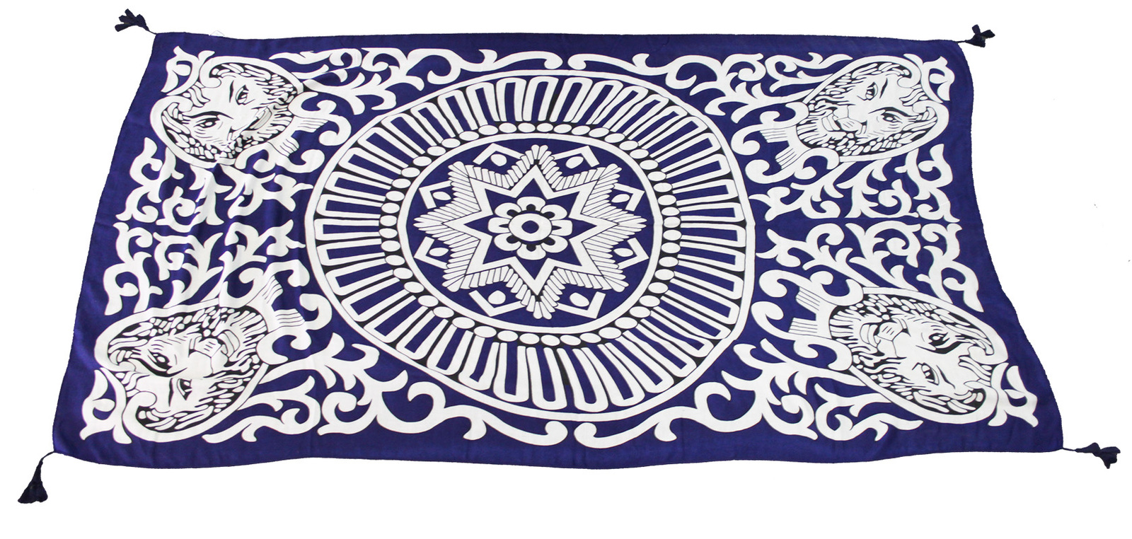*SPECIAL: Polyester Scarf - Blue Lion 105 x 180cm