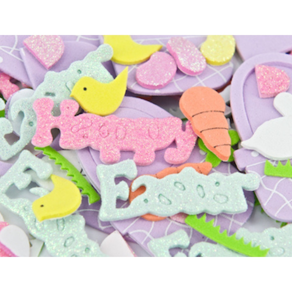 >Foam Stickers - Easter Shapes 208pcs