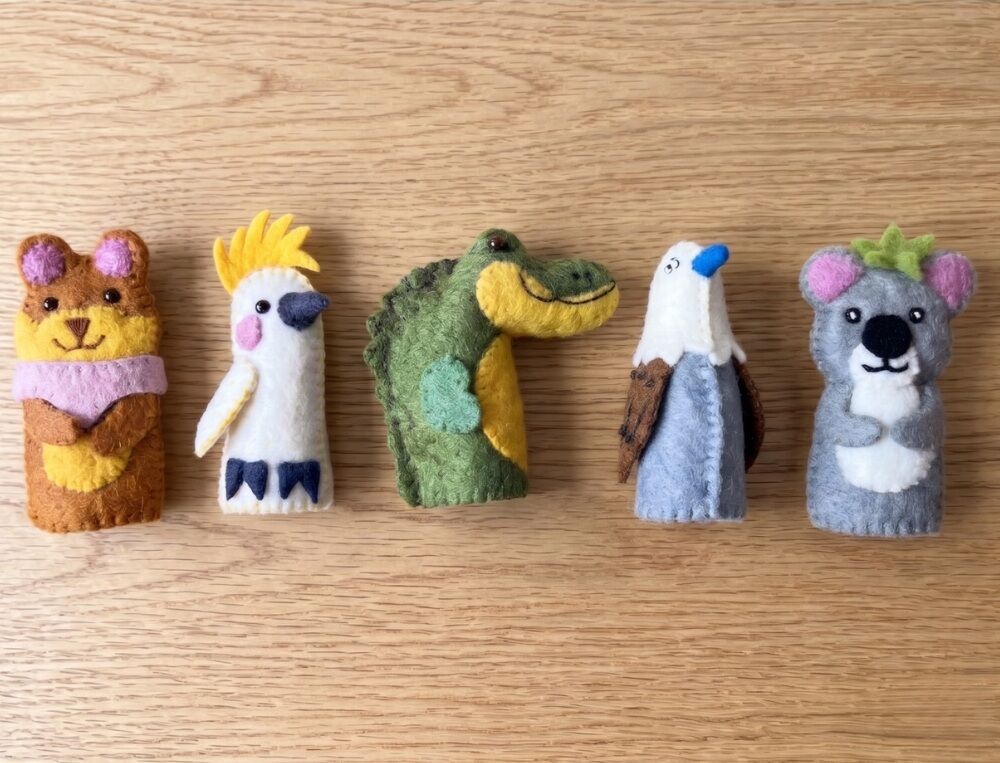 PHEONIX FIVE Finger Puppets - 5pcs