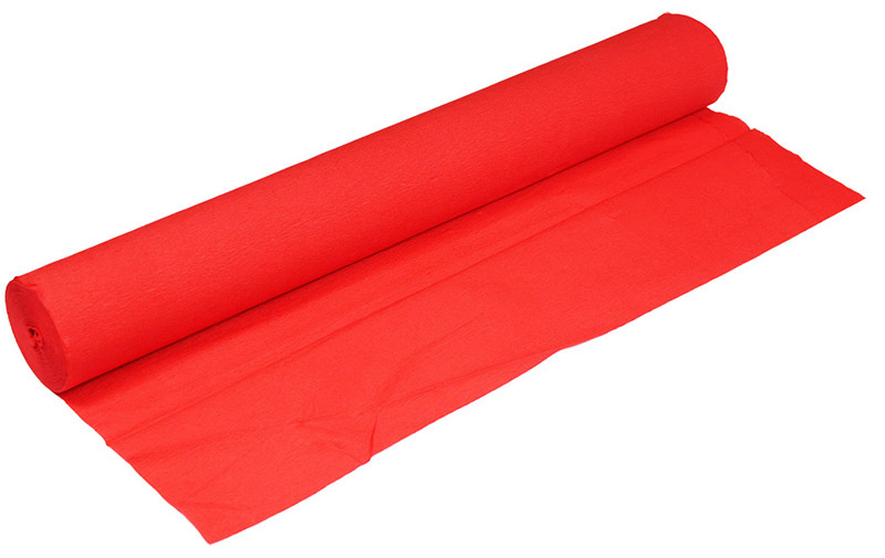 Crepe Log 25m x 500mm - Red
