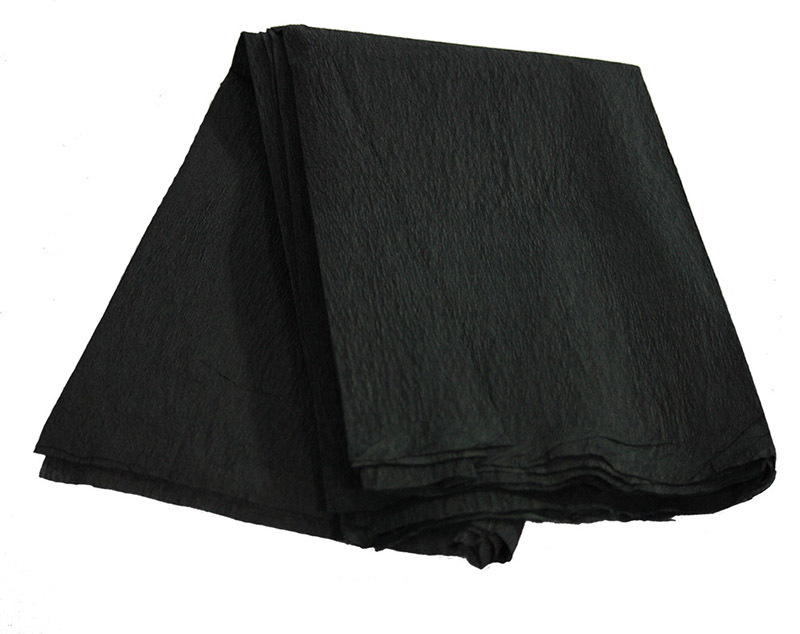 Crepe Paper 2.5m x 500mm - Black