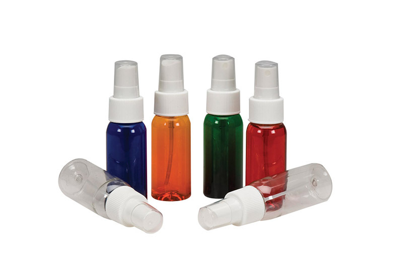 Empty Bottle w/spray Pump attachment (lid with cap) - 6 x 60ml