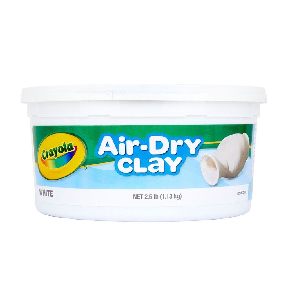 Crayola Air Dry Clay 1.13kg - White