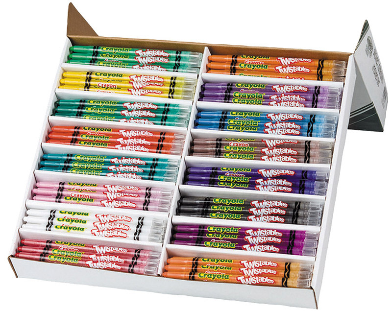 Crayola Twistable Crayons - Assorted Colours 240pk