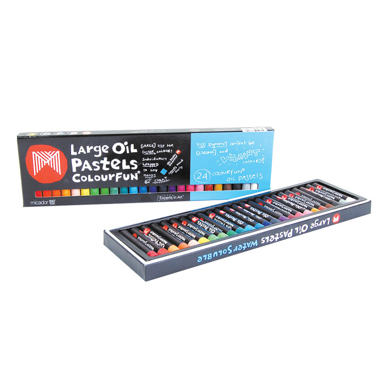 Micador Large Oil Pastels - Water Soluble 24pk
