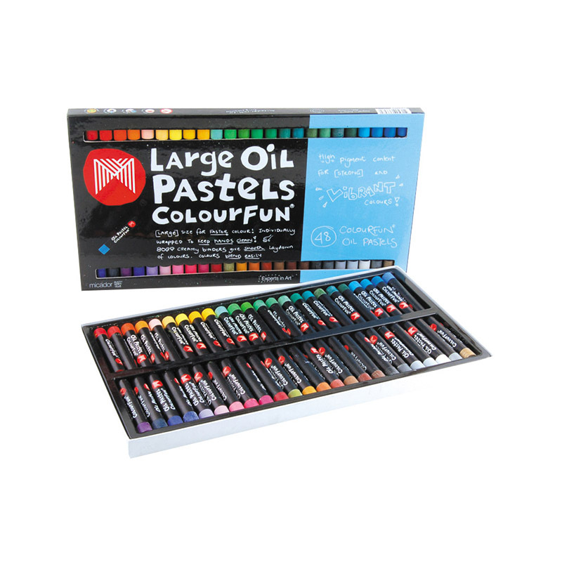 Large Oil Pastels - Black 48pk