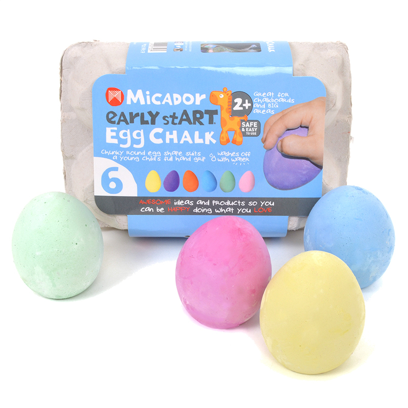 Micador Early stART Egg Chalk - 6pk