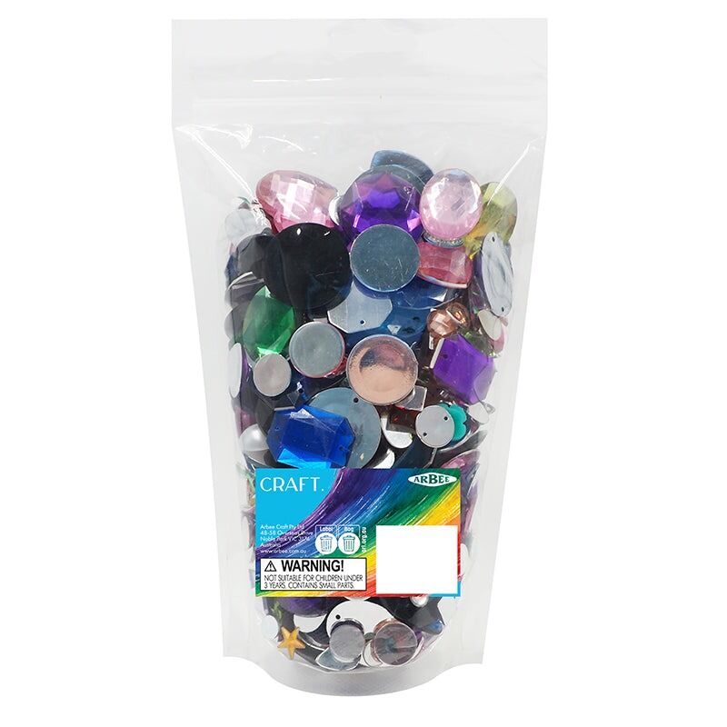 Rhinestone Flatback Gems - 250g