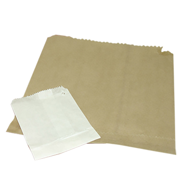 Brown Kraft Paper Lunch Bags - 240 x 250mm 100pk