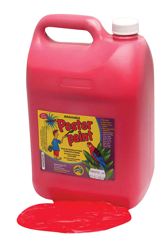 Poster Paint Jumbo 5L - Red