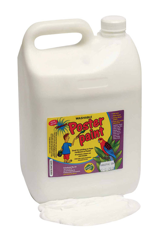 Poster Paint Jumbo 5L - White