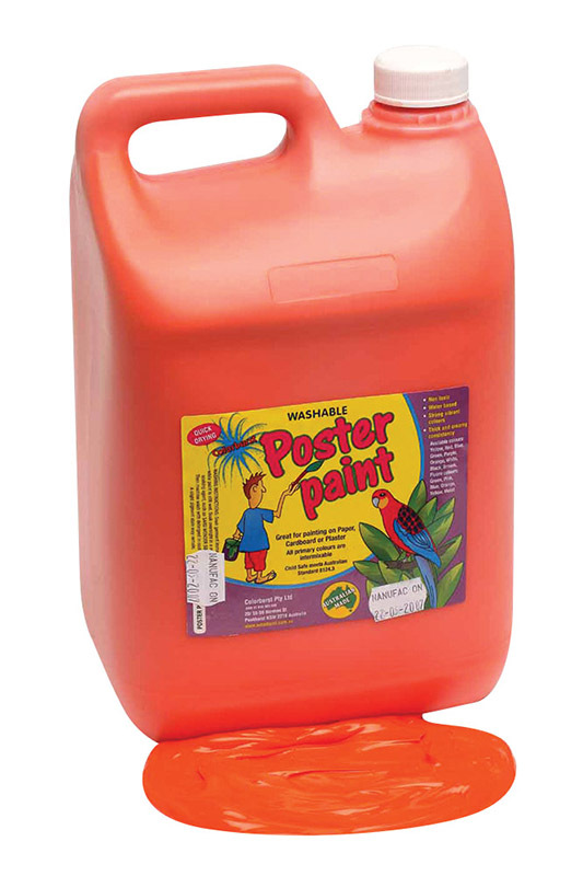 Poster Paint Jumbo 5L - Orange