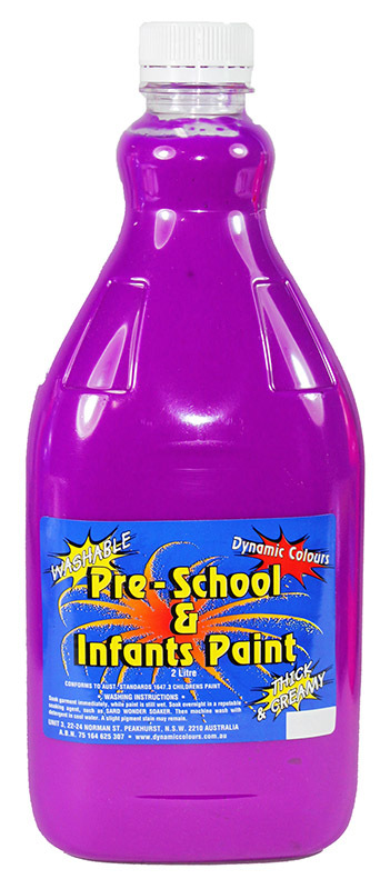 Pre-School & Infants Paint 2L - Fluorescent Violet