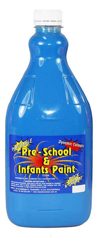 Pre-School & Infants Paint 2L - Fluorescent Blue