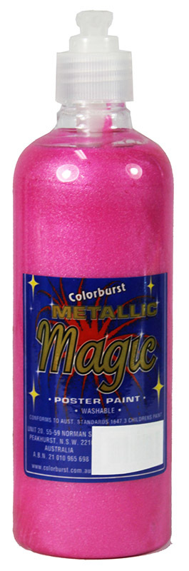 Metallic Magic Poster Paint 500ml - Pink