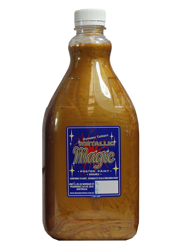 Metallic Magic Poster Paint 2L - Gold