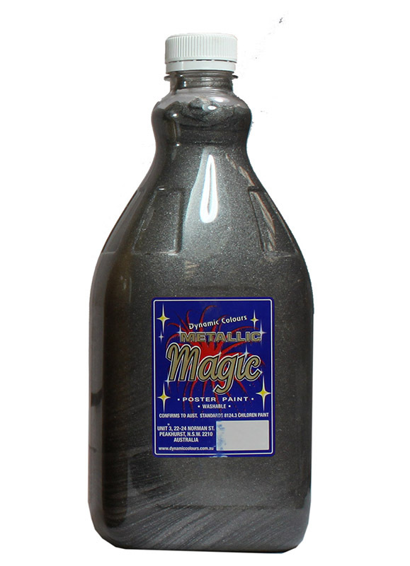 Metallic Magic Poster Paint 2L - Silver