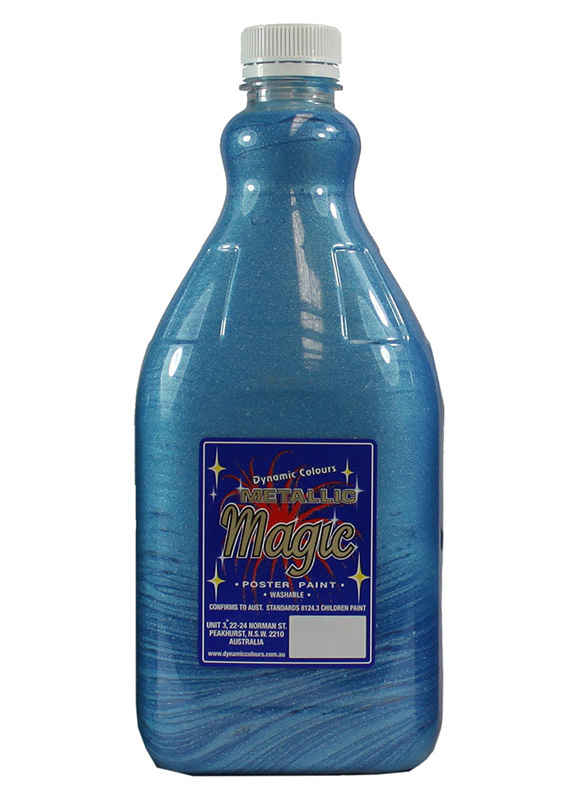 Metallic Magic Poster Paint 2L - Blue