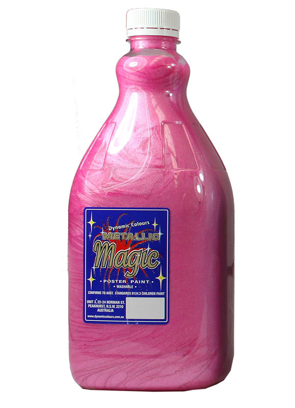Metallic Magic Poster Paint 2L - Pink