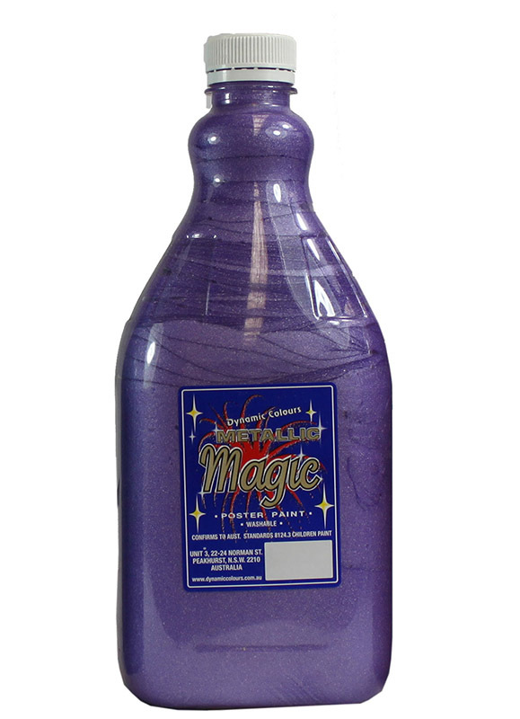 Metallic Magic Poster Paint 2L - Purple