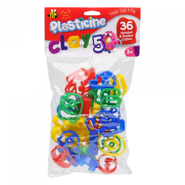 Plasticine Cutters - Assorted 36pcs