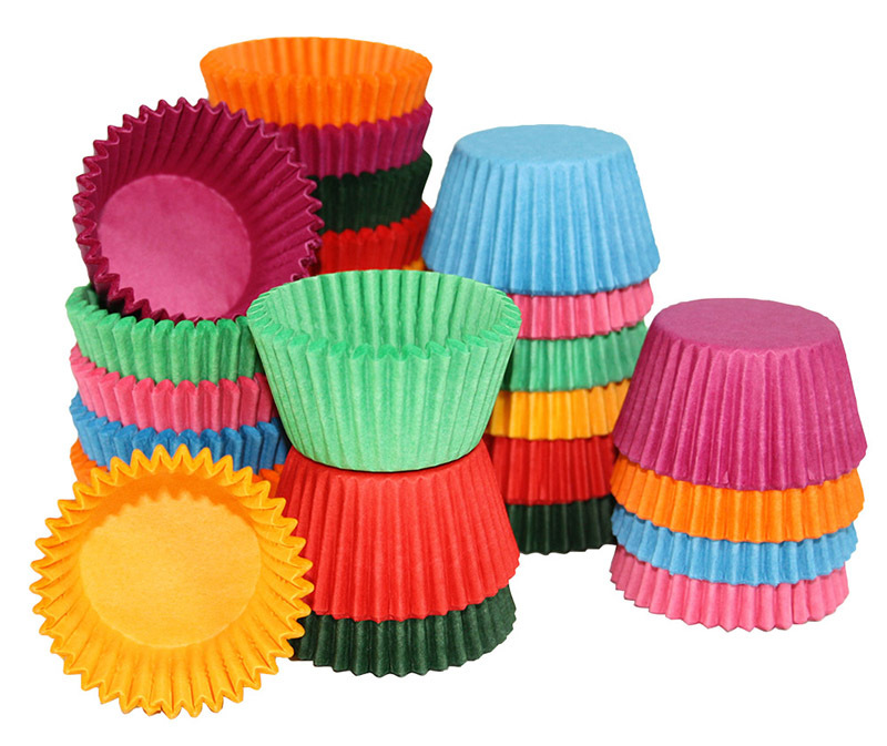 Paper Patty Pans Assorted Colours - Large 1000pk