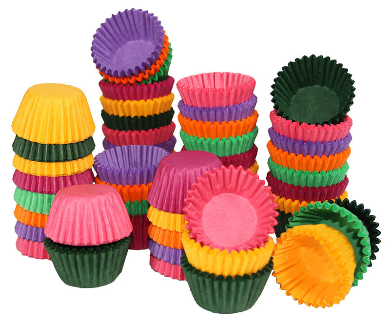 Paper Patty Pans Assorted Colours - Small 1000pk