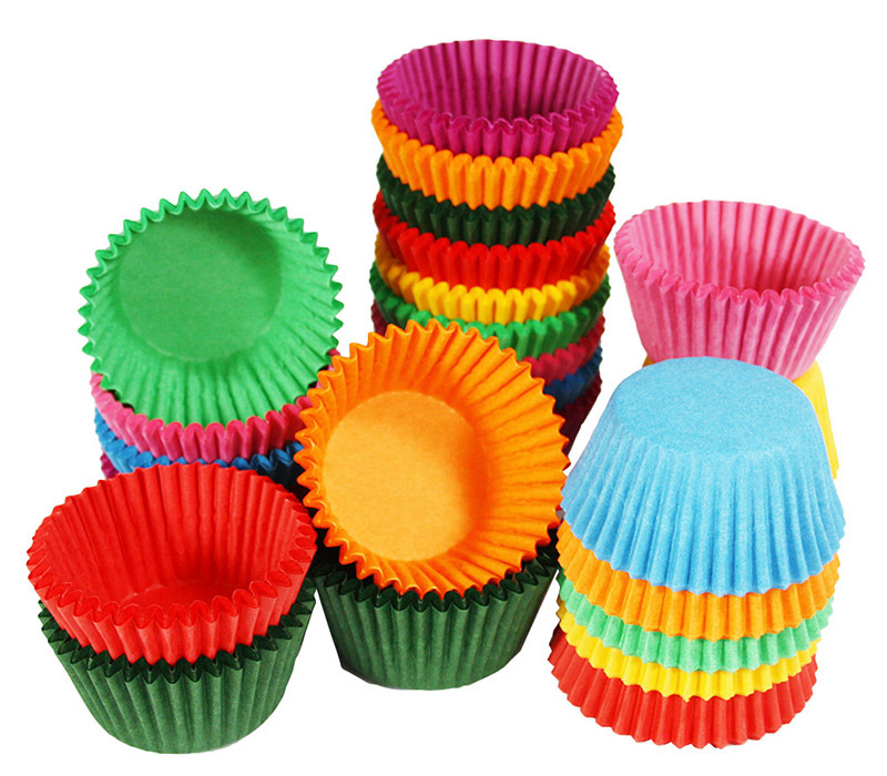 Paper Patty Pans Assorted Colours - Medium 1000pk