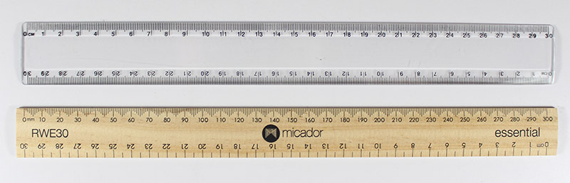 Micador Essential Wooden Ruler - 30cm