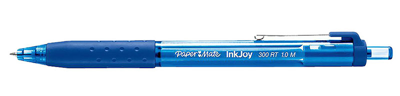 Papermate Pen Inkjoy 300-RT Retractable - Blue 12pk