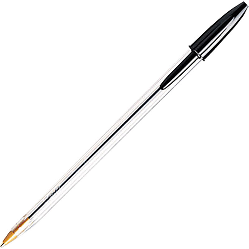 Bic Pen Cristal Ball Point Medium - Black 12pk