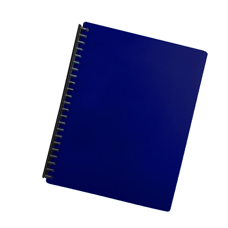 Marbig Display Book Refillable A4 - 20 Pocket Blue