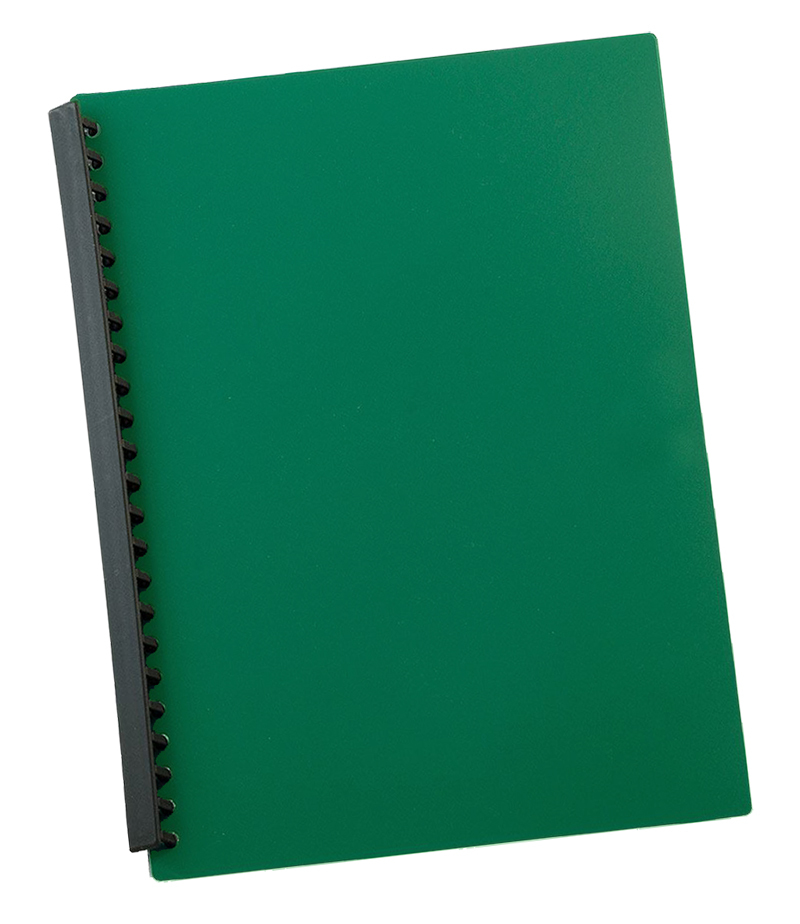 Marbig Display Book Refillable A4 - 20 Pocket Green