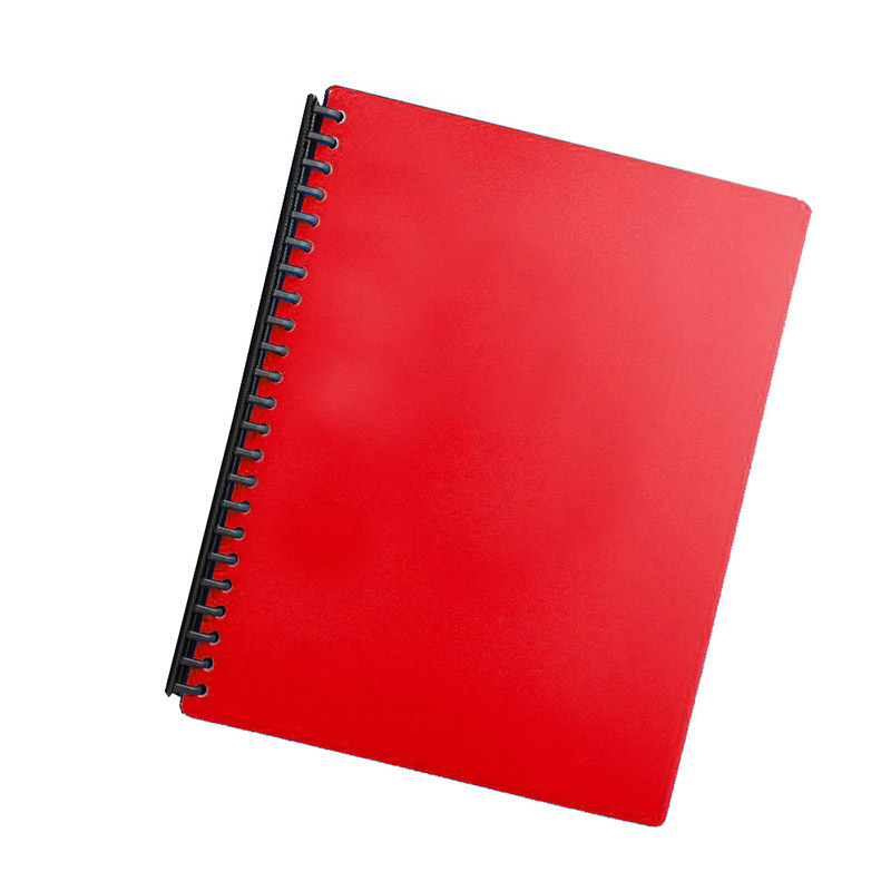 Marbig Display Book Refillable A4 - 20 Pocket Red