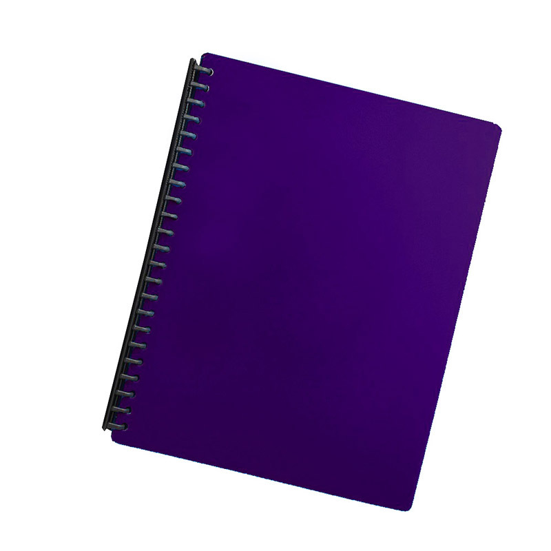 Marbig Display Book Refillable A4 - 20 Pocket Purple