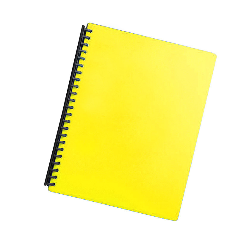 Marbig Display Book Refillable A4 - 20 Pocket Yellow