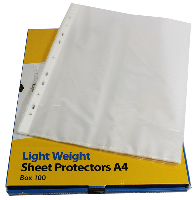 Marbig Sheet Protectors - A4 Economy 100pk