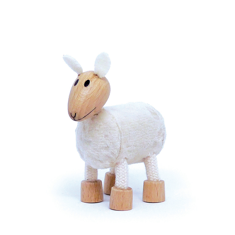 AnaMalz Farmyard Character - Sheep 7 x 4 x 8cmH