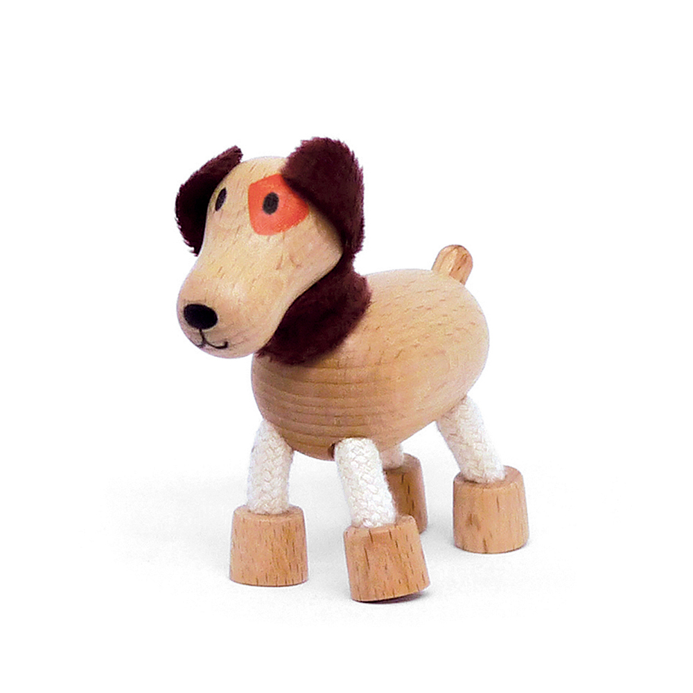 AnaMalz Farmyard Character - Dog 7.5 x 6.5cm